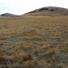 Findley Buttes from the north - East and West 