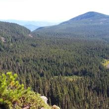 Rainy Lake from Green Point Mountain
