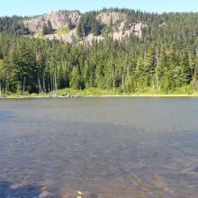 Green Point Mountain from Rainy Lake