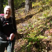 On the trail in the Sun