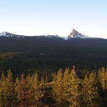 Mount Thielsen from the catwalk
