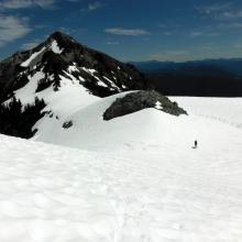 Stevens Peak from the Boundary/Stevens Saddle