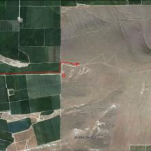 Elephant Mountain map - gate marked with a G