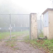 Gate at Summit for TV Transmitter