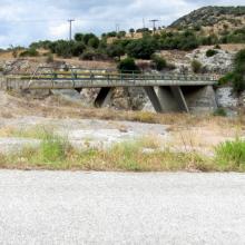 Overpass to summit access road