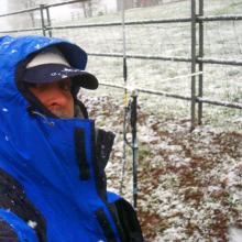 Activating Parrett Mtn in the snow.