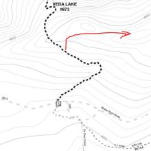 Veda Lake Trail to Veda Butte 