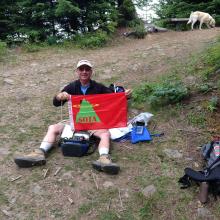 Last contact in the log, time to pack up...it's raining