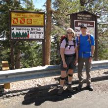Dawson Saddle Trail Head to Throop Peak - 7,901 feet