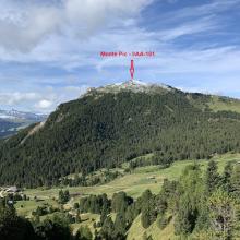 Monte Pic from near top of Cable Railway