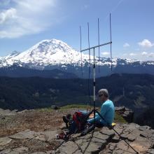 KG7EJT working 2M FM using 4 element Yagi