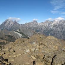 View from summit of Earl Peak