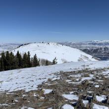 Looking back at Bald Mountain, Deer Valley Ski Resort