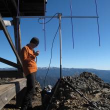 Tim, KG7EJT working 2M fm and trying HARD to scare up contacts