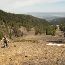 Masako powering up the slopes