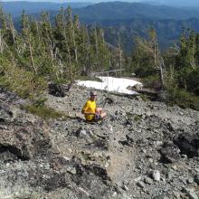 Tim, KG7EJT working 2M FM for SOTA Activation