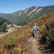 Rising above Stevens Pass Ski Resort