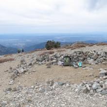 SOTA Operating Position on Mount San Antonio.