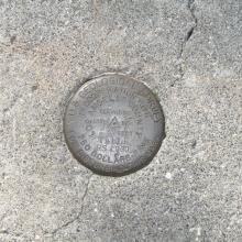 USGS Benchmark, Table Mountain, CA