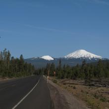  En route to Mount Bachelor from Sun River