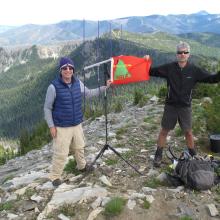 SOTA Success on Crow Hill - K7MAS (Left) & KG7EJT (Right)
