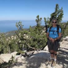 En route to Monument Peak