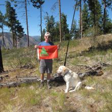 K7MAS + Dexter the SOTA Dog - Success on Fourth OF July Mountain