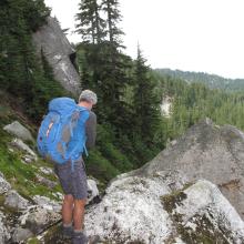 More boulder fields, some the size of cars.