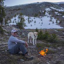 Base Camp below Three Brothers West.  Photo Tim Nair