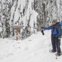 Beginning of the route to Amabilis Mountain 