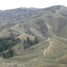 This is the up hill portion of the downhill