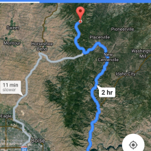 road from boise