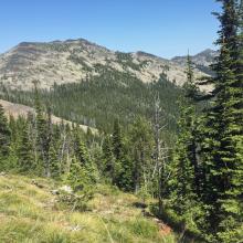 View of Blackrock.  The area N7WKS and I left the main Trail