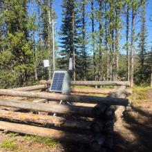Weather Station at Junction Road #4268 and Cinnamon Bear Trail#93 