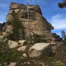 Granite Boulders near summit