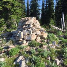 Rock Cairn near summit