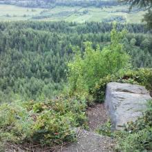 Don't step off the rock!