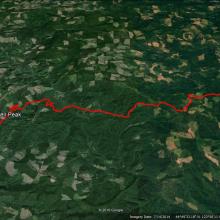 Boswell Peak(Google Earth)