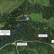 Scar Mtn - LOOKING FROM THE NORTH