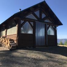 Ski Hut at Trail Head