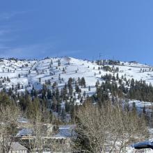 Shafer Butte from Bogus Basin parking lot