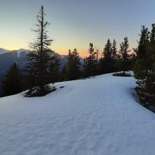 looking at Gray Wolf Ridge and Baldy west of Mt Townsend