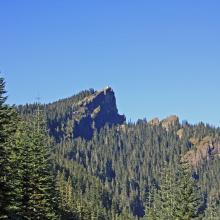 Summit with Lookout Cabin from TH