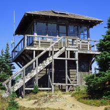 The old Lookout Cabin from the early '30s.  