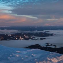 Washington Volcanoes from Mt Hood