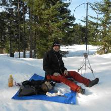 N7LKL operating KX3 and AlexLoop.