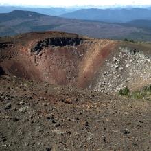 Crater from the summit