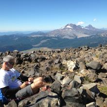 Handing out 10 pointers from the summit