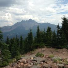 View from summit looking East