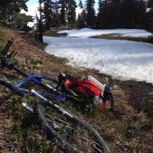 Mountain-biking and SOTA outings...a great combination